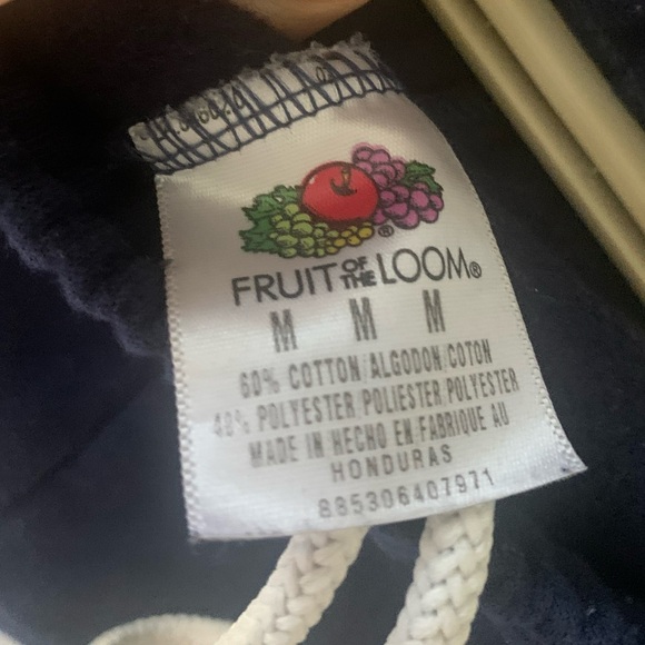 NAVY COTTON SWEATPANTS - Picture 5 of 5